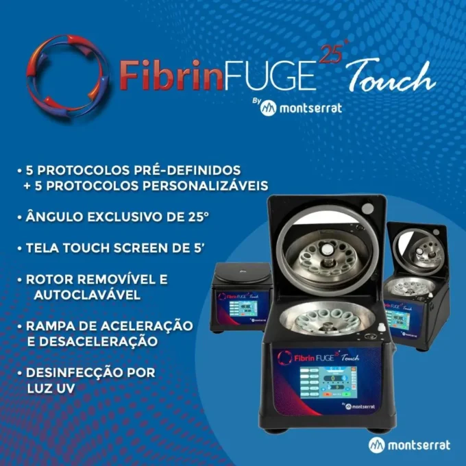 FibrinFuge 25 Touch Montserrat centrifuga profissional para PRF