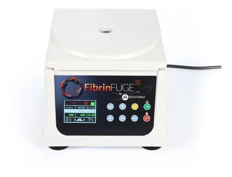 FibrinFuge 25 Montserrat centrífuga para PRF i-PRF e PRP vista frontal com painel LCD